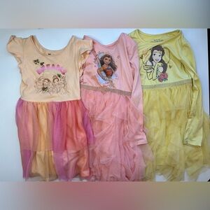 Disney Princess Dress Bundle – Size 5 – Tulle Party Dresses 👑✨